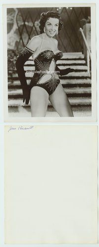 5j169 FRENCH LINE 8x10 still '54 portrait of sexy Jane Russell in barely-there costume w/cut-outs!