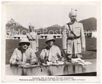 5j358 LIVES OF A BENGAL LANCER 8x10 still '35 C. Aubrey Smith, Sir Guy Standing & two Indian guys!