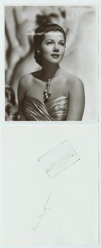 5j370 MARIA MONTEZ 7.75x9.5 still '40s close portrait wearing low-cut dress & huge necklace!