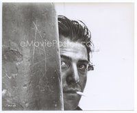5j399 MIDNIGHT COWBOY 8x10 still '69 super close up of Dustin Hoffman by wall with cigarette!