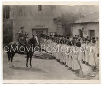 5j421 NEW MOON 8x9.5 still '30 Russian Lawrence Tibbett on horse holding gun on line of soldiers!