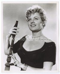 5j426 NIGHT OF THE HUNTER 8x10 still '55 close up of Shelley Winters with beautific smile!