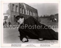 5j436 ODD MAN OUT 8x10 still '47 wounded James Mason laying on street, directed by Carol Reed!