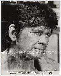 5j439 ONCE UPON A TIME IN THE WEST 8x10 still '68 super close up of intense Charles Bronson!