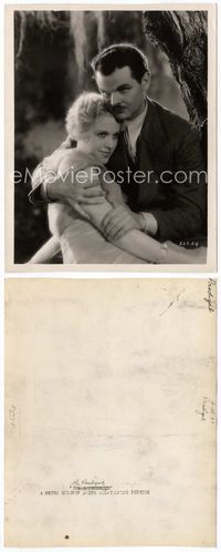 5j465 PRODIGAL 8x10 still '31 great romantic portrait of Lawrence Tibbett holding Esther Ralston!