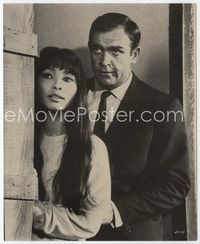 5j633 YOU ONLY LIVE TWICE 8x10 still '67 close up of Sean Connery as James Bond with Mie Hama!
