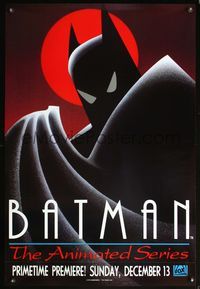 5m126 BATMAN THE ANIMATED SERIES advance 1sh '92 DC Comics!