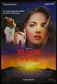 5m163 BLOOD & SAND video 1sh '89 Javier Elorrieta directed, Christopher Rydell & Sharon Stone!