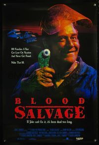 5m166 BLOOD SALVAGE 1sh '89 vacation horror, If Jake can't fix it... Its been dead too long!