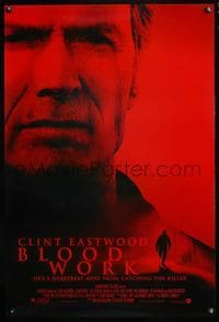 5m168 BLOOD WORK DS 1sh '02 Clint Eastwood directs & stars, Jeff Daniels!