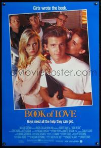 5m180 BOOK OF LOVE DS int'l 1sh '90 Chris Young, Keith Coogan, girls wrote it!