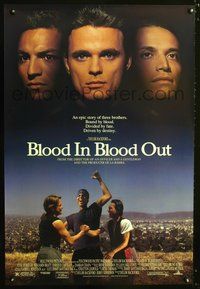 5m186 BOUND BY HONOR DS 1sh '93 Blood In Blood Out, Jesse Borrego, Benjamin Bratt!