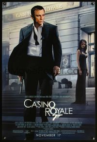 5m223 CASINO ROYALE DS advance 1sh '06 Daniel Craig as James Bond, Eva Green, Mads Mikkelsen