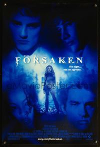 5m370 FORSAKEN Int'l 1sh '01 Kerr Smith, Brendan Fehr, Izabella Miko, the night has an appetite!