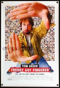 5m381 FREDDY GOT FINGERED style A 1sh '01 Tom Green, This time you can't change the channel!