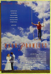 5m464 HARD PROMISES DS 1sh '91 Sissy Spacek, William Peterson gets second chance!