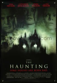 5m469 HAUNTING DS 1sh '99 Liam Neeson, Catherine Zeta-Jones, Lili Taylor, creepy house!