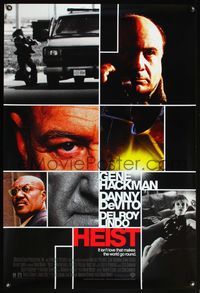 5m476 HEIST Int'l 1sh '01 David Mamet directed, Gene Hackman, Danny DeVito, Delroy Lindo!
