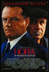 5m483 HOFFA style B 1sh '92 Jack Nicholson, Danny DeVito stars & directs!