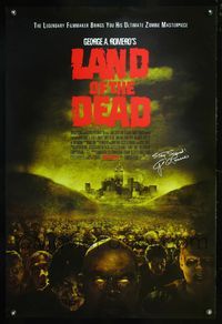5m543 LAND OF THE DEAD DS advance 1sh '05 George Romero directed, Simon Baker & Dennis Hopper!