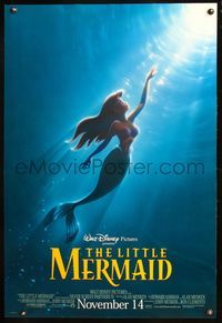 5m557 LITTLE MERMAID DS advance 1sh R97 Ariel & cast, Disney underwater cartoon!
