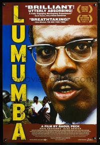 5m570 LUMUMBA 1sh '00 Raoul Peck, Eriq Ebouaney as Patrice Lumumba!