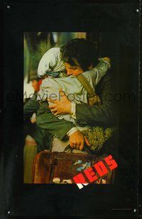 5m654 REDS heavy stock 1sh '81 Warren Beatty as John Reed & Diane Keaton in Russia!