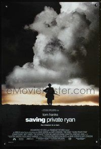 5m676 SAVING PRIVATE RYAN DS int'l 1sh '98 Steven Spielberg, Tom Hanks, Tom Sizemore, Matt Damon