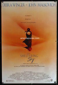 5m691 SHELTERING SKY DS 1sh '90 Bernardo Bertolucci, a woman's dangerous erotic journey!