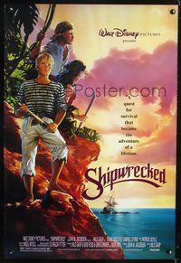 5m693 SHIPWRECKED DS 1sh '90 Haakon Haakonsen, Walt Disney Swedish adventure!