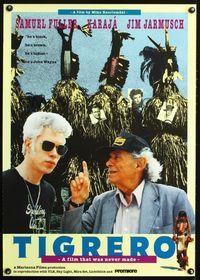 5m753 TIGRERO special poster '94 A film that was never made, Sam Fuller, Jim Jarmusch, jungle!