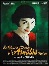5n344 AMELIE French 1p '01 Jean-Pierre Jeunet, great close up of Audrey Tautou by Laurent Lufroy!