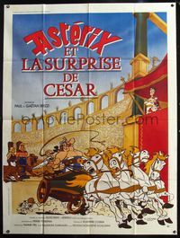 5n350 ASTERIX ET LA SURPRISE DE CESAR French 1p '85 art of comic characters by Albert Uderzo!