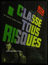 5n357 BIG RISK French 1p '63 Classe tous risques, Lino Ventura, Jean-Paul Belmondo, the big crime!