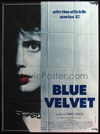 5n359 BLUE VELVET French 1p '86 directed by David Lynch, different image of Isabella Rossellini!