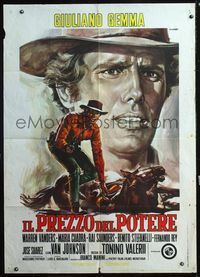 5n248 PRICE OF POWER Italian 1p '69 Il prezzo del potere, spaghetti western art by Renato Casaro!