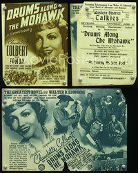 5o258 DRUMS ALONG THE MOHAWK Australian herald '39 John Ford, Claudette Colbert & Henry Fonda!