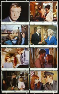 5o376 ALFIE 8 color 8x10s '66 British cad Michael Caine loves them and leaves them, ask any girl!