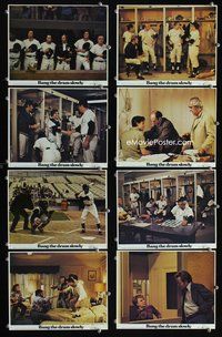 5o382 BANG THE DRUM SLOWLY 8 8x10 mini LCs '73 Robert De Niro at New York Yankees baseball stadium!