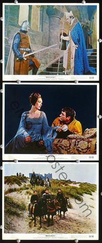 5o481 BECKET 3 color 8x10s '64 Richard Burton as Becket, John Gielgud, Martia Hunt
