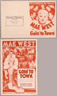 5o103 GOIN' TO TOWN herald '35 sexiest Mae West is streamlined for speed!