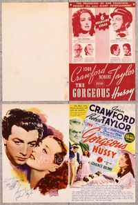 5o105 GORGEOUS HUSSY herald '36 wonderful images of pretty Joan Crawford & Robert Taylor!