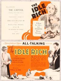 5o119 IDLE RICH herald '29 rich Conrad Nagel lives with poor wife Bessie Love's relatives!