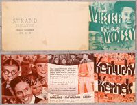 5o129 KENTUCKY KERNELS herald '34 Bert Wheeler & Robert Woolsey w/Spanky & pretty Mary Carlisle!