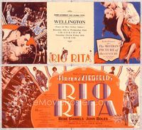 5o183 RIO RITA herald '29 the motion picture of the century, the eighth wonder of the world!