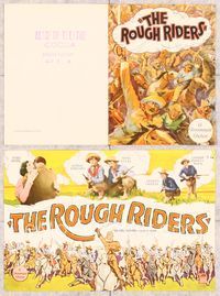 5o187 ROUGH RIDERS herald '27 Teddy Roosevelt biography, Mary Astor, Farrell, Bancroft, Beery