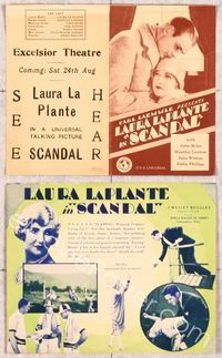 5o192 SCANDAL herald '29 Laura LaPlante & John Boles deal with wagging tongues & lying lips!