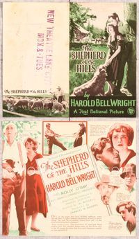 5o197 SHEPHERD OF THE HILLS herald '27 Harold Bell Wright's classic story of the Ozarks!