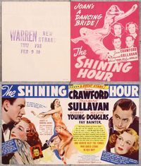 5o198 SHINING HOUR herald '38 Melvyn Douglas, Joan Crawford, Margaret Sullavan, Robert Young