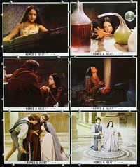 5o464 ROMEO & JULIET 6 8x10 mini LCs '69 Franco Zeffirelli's version of William Shakespeare's play!